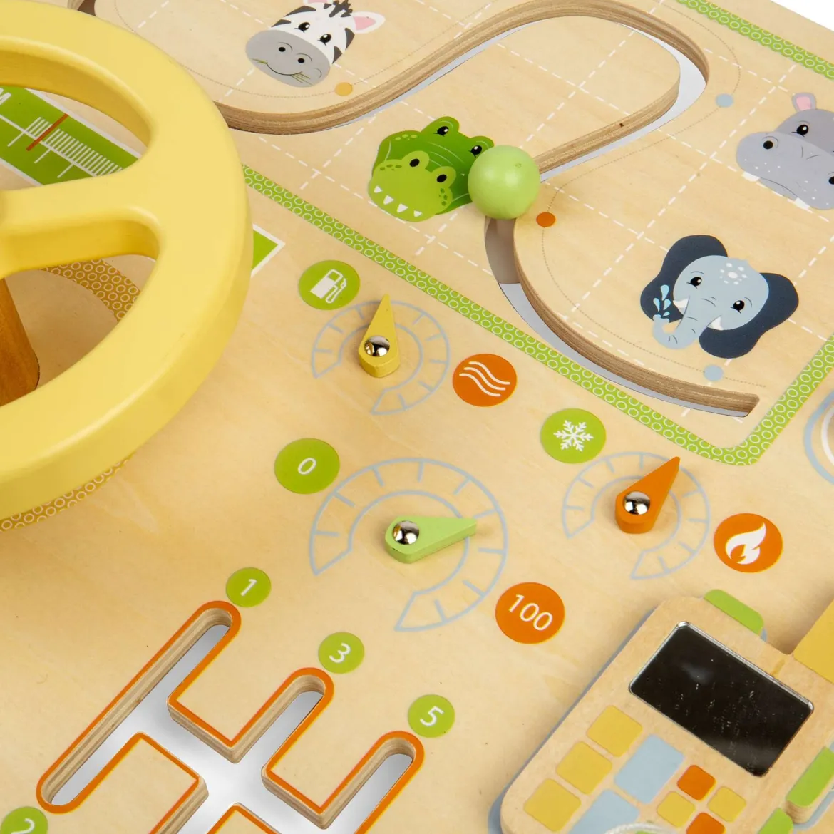 Bigjigs Busyboard Puinen Aktiviteettialusta