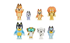 BLUEY Figures Multipack, 8 Hahmoa