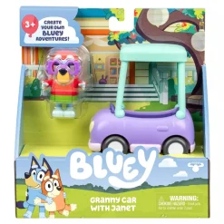 BLUEY Grannies Senioriauto ja Janet-hahmo