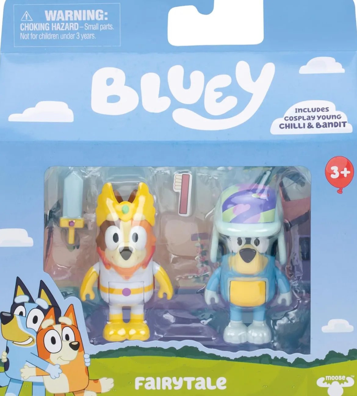 Bluey Hahmopaketti 2 Hahmoa Chilli ja Bandit