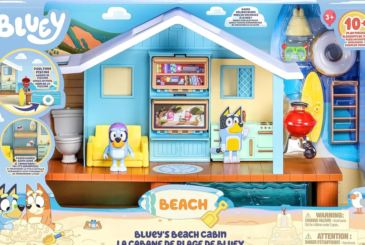 Bluey Kesämökki/Rantamökki Leikkisetti
