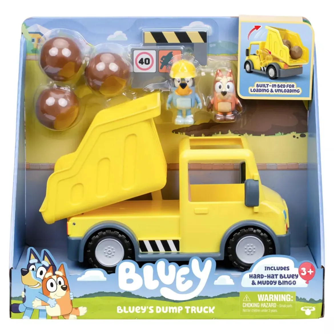 Bluey Kippikuorma-auto ja Bluey + Bingo Hahmot