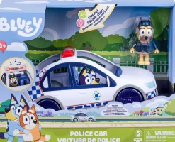 Bluey Poliisiauto Äänellä ja Valolla ja Hahmo