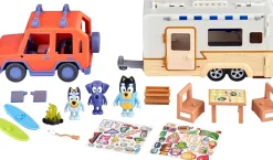 Bluey Ultimate Caravan Adventures Auto ja Asuntovaunu Leikkisetti