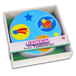 Bontempi Puinen Tamburiini Värikäs laj.