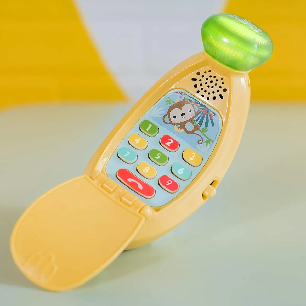 Bright Starts Babblin Banana Leikkipuhelin Äänillä ja Valoilla