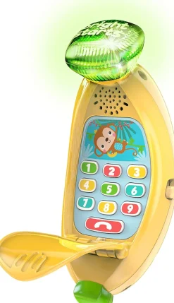 Bright Starts Babblin Banana Leikkipuhelin Äänillä ja Valoilla