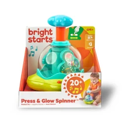 Bright Starts Press And Glo Spinner Hyrrä Valolla ja Äänillä