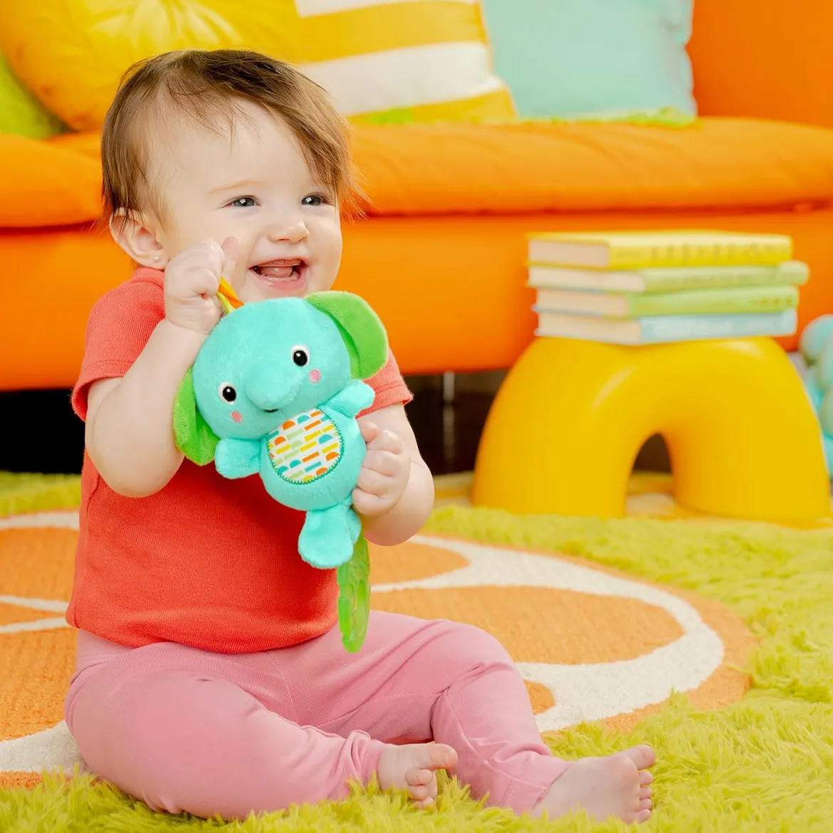 Bright Starts Tug Tunes Norsu Vaunulelu Soittorasia