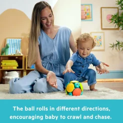 Bright Starts Wobble Bobble Crawl and Chase Ball Liikkuva Pallo