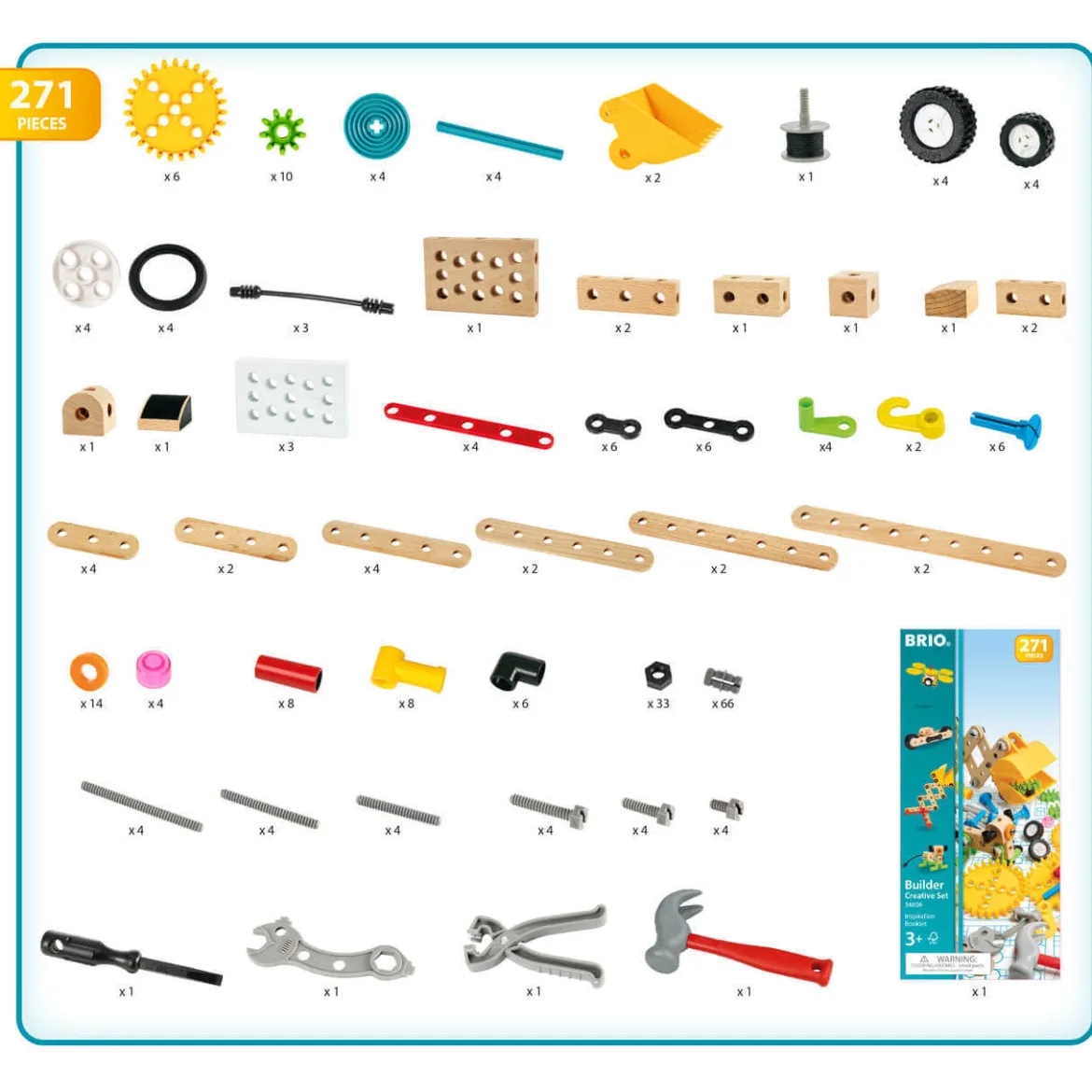 Brio Builder 34606 Creative Set 271 Osaa
