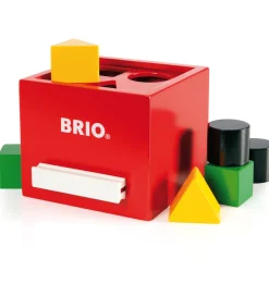 Brio 30148 Palikkalaatikko Sorting Box Punainen