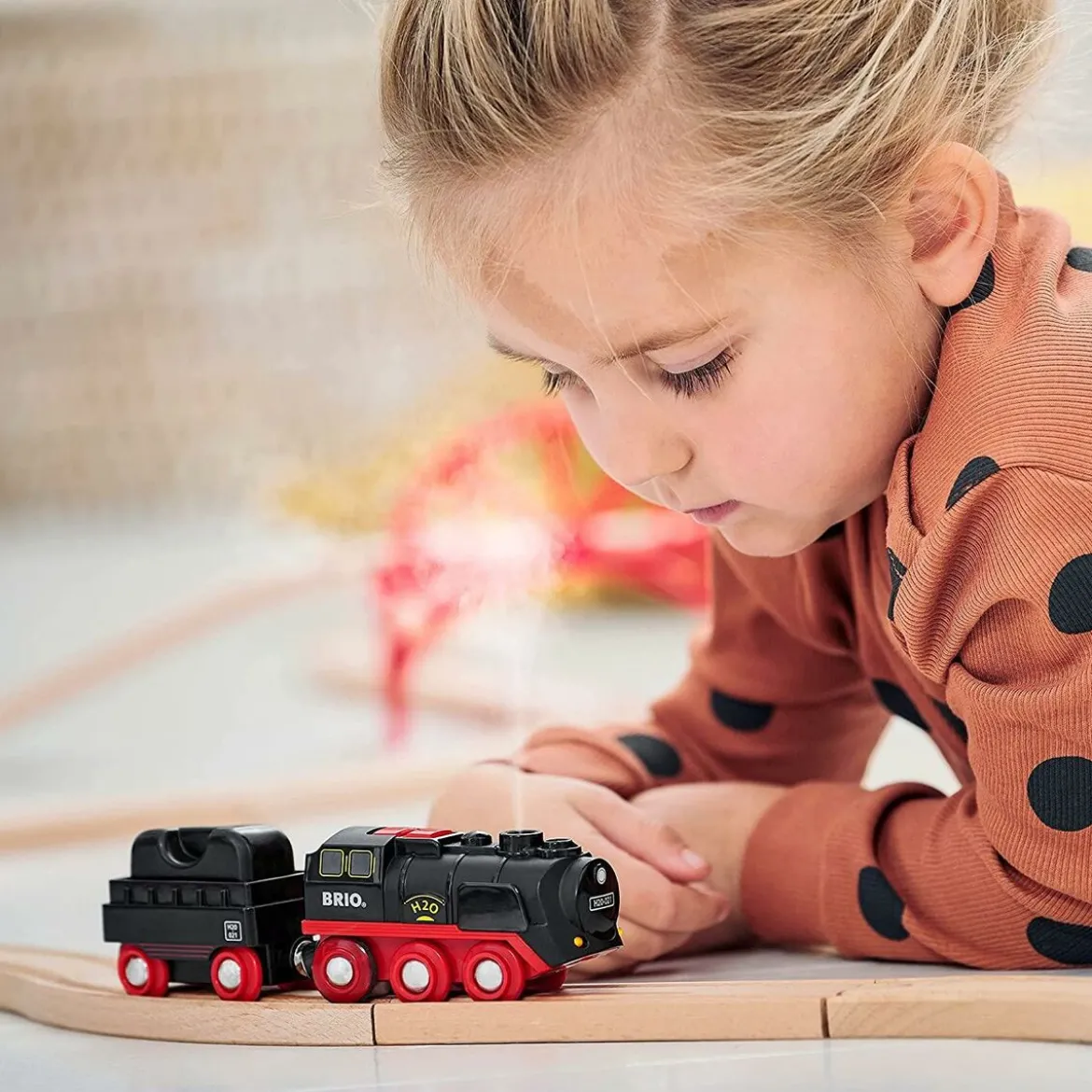 33884 Brio Paristokäyttöinen Höyryävä Höyryjuna