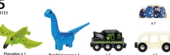 Brio Puujunarata 36096 Dinosaurus Paristokäyttöinen Juna