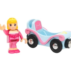 Brio Puujunarata Disney Princess 33314 Prinsessa Ruusunen ja Junavaunu