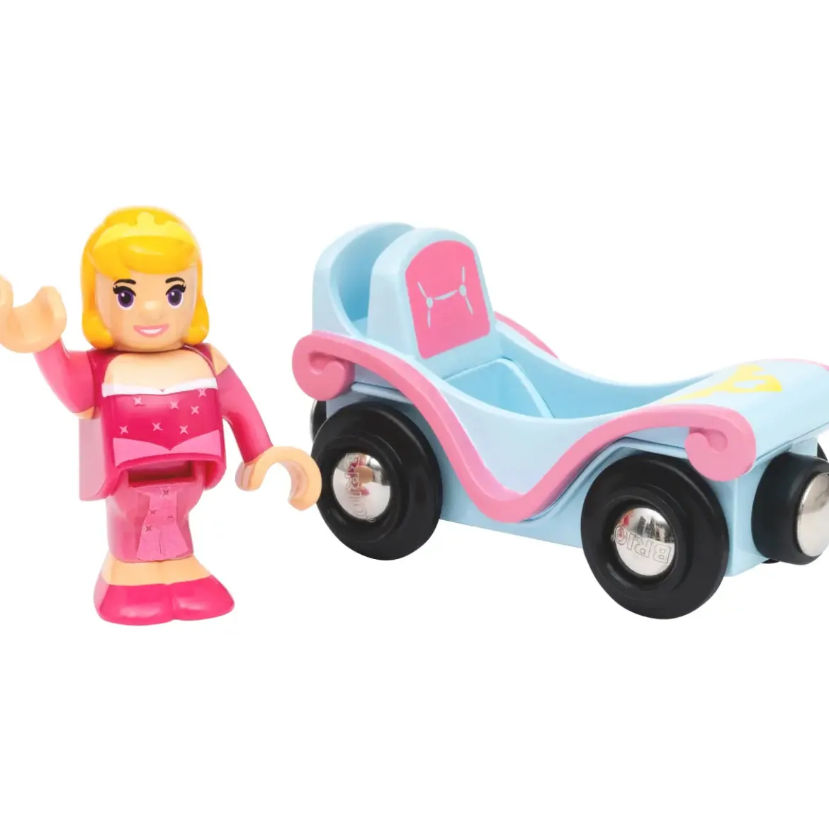 Brio Puujunarata Disney Princess 33314 Prinsessa Ruusunen ja Junavaunu