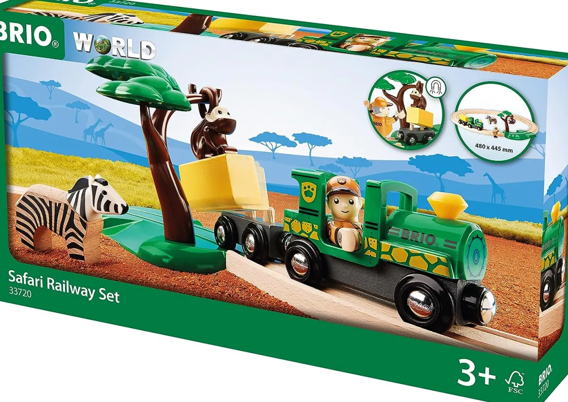 Brio 33720 Puujunarata Safari Junasetti