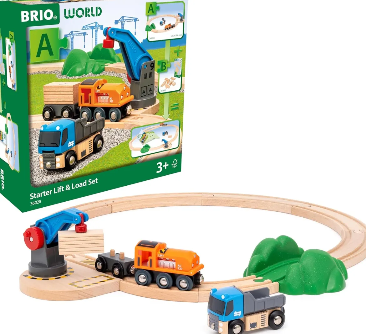 Brio Puujunarata 36028 Starter Lift and Load Set Aloitussetti