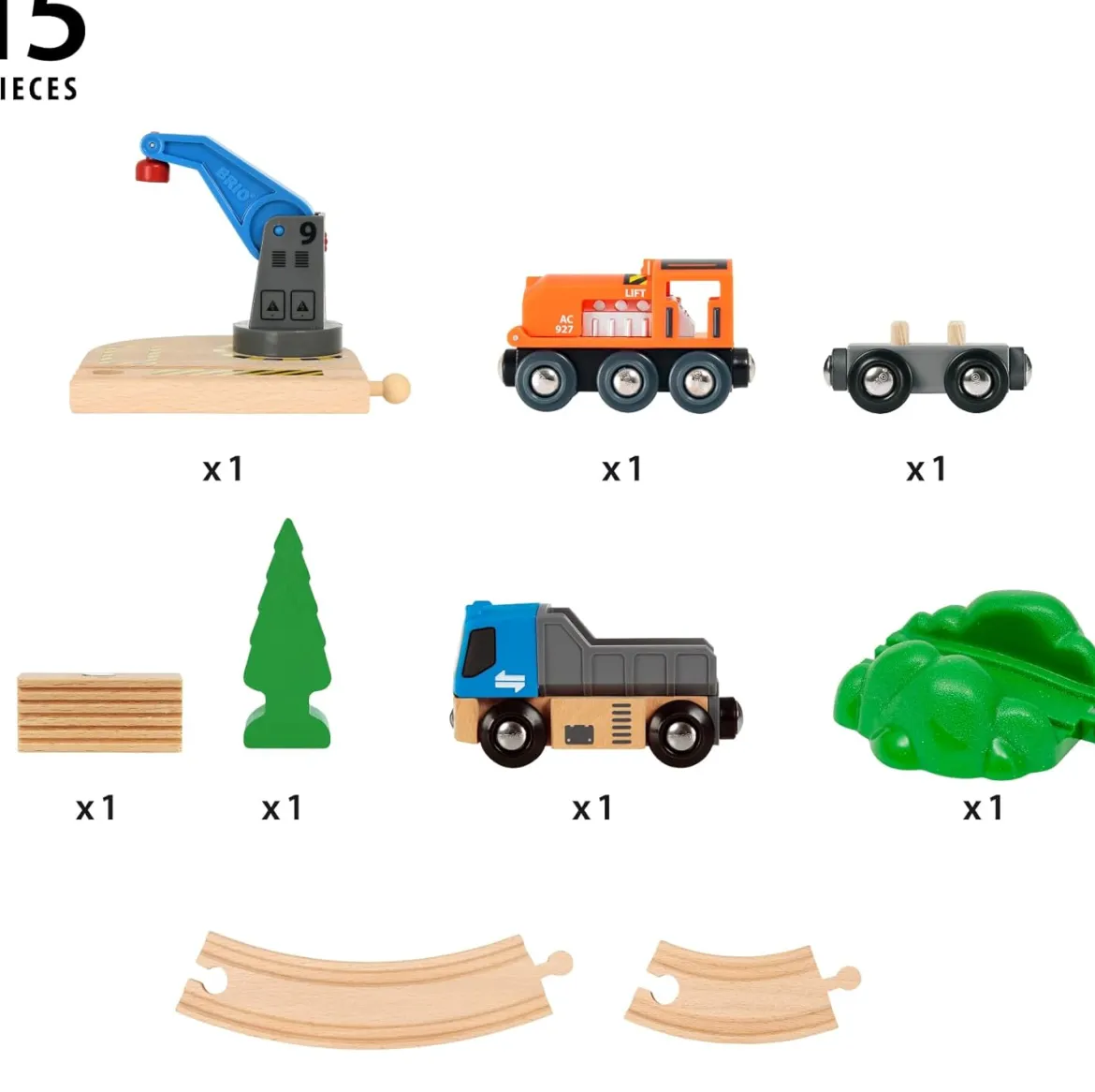 Brio Puujunarata 36028 Starter Lift and Load Set Aloitussetti