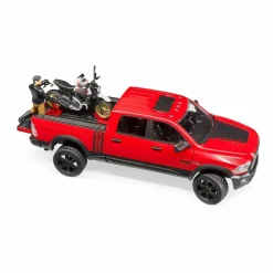 Bruder Dodge RAM 2500 Power Wagon & Moottoripyörä 1:16