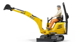Bruder JCB Minikaivuri 8010 CTS ja Hahmo