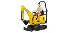 Bruder JCB Minikaivuri 8010 CTS ja Hahmo