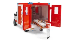 Bruder 02676 MB Ambulanssi + Kuljettaja 1:16