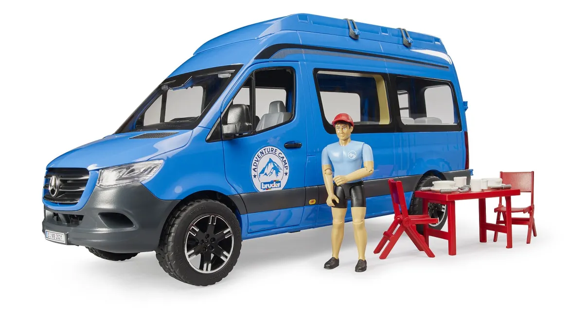 Bruder 2684 MB Sprinter Asuntoauto Camper ja Hahmo