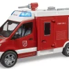 Bruder 02680 MB Sprinter Paloauto Vesitykillä + Valot ja Äänet