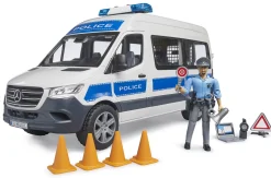 Bruder 02683 MB Sprinter Poliisiauto + Valot ja Äänet