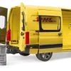Bruder Mercedes Benz Sprinter DHL Jakeluauto ja Kuljettaja 1:16
