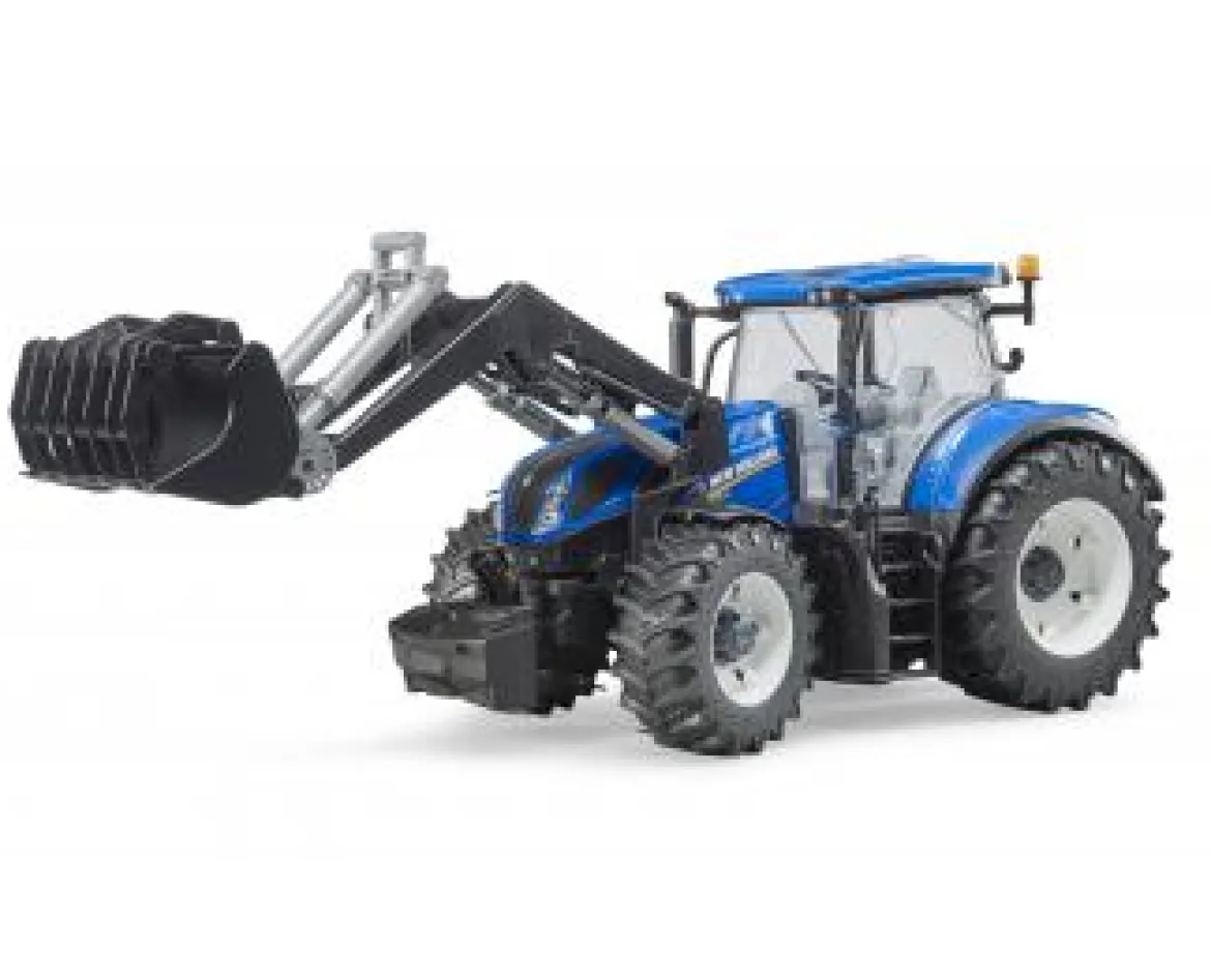 Bruder 03121 New Holland traktori+etukuormaaja 1:16