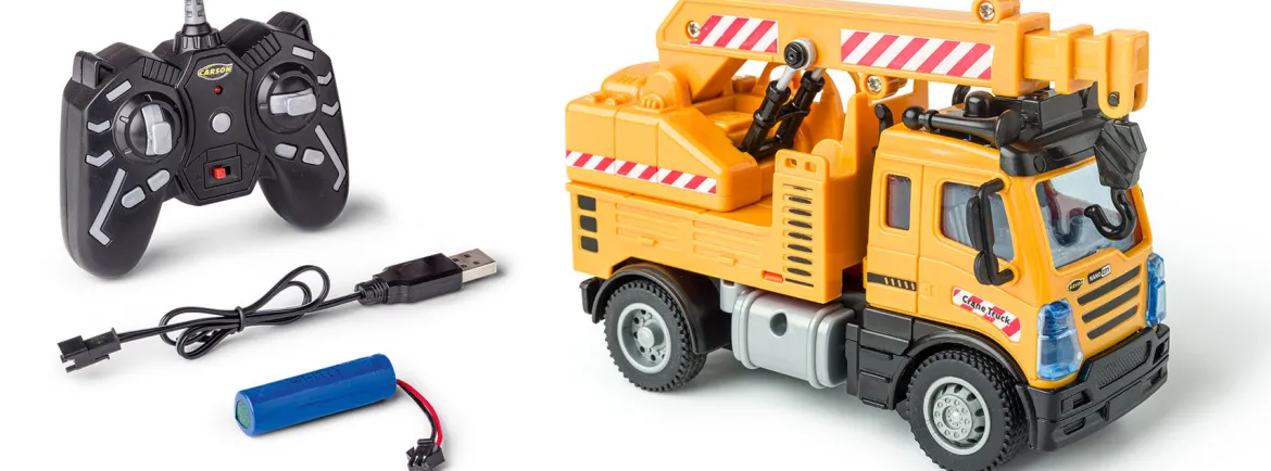 Carson Nano City Kauko-ohjattava Nosturiauto 1:50