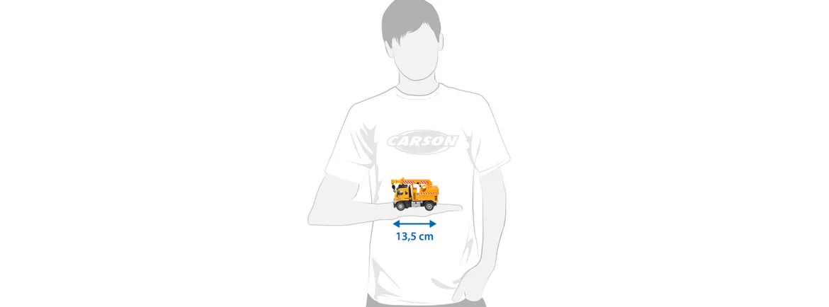Carson Nano City Kauko-ohjattava Nosturiauto 1:50
