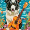 Castorland Palapeli 100 Palaa Collie, Guitar and The Sea