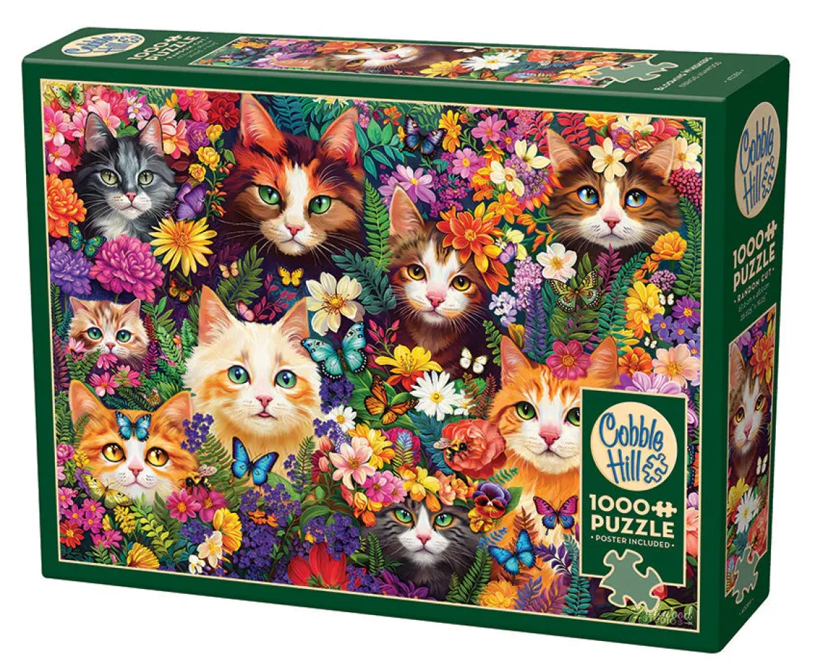 Cobble Hill 1000 Palan Palapeli Blooming Whiskers