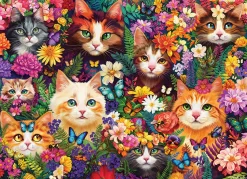 Cobble Hill 1000 Palan Palapeli Blooming Whiskers