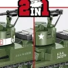 Cobi 3129 M3 Stuart 2 in 1 Koottava Panssarivaunu 1:35