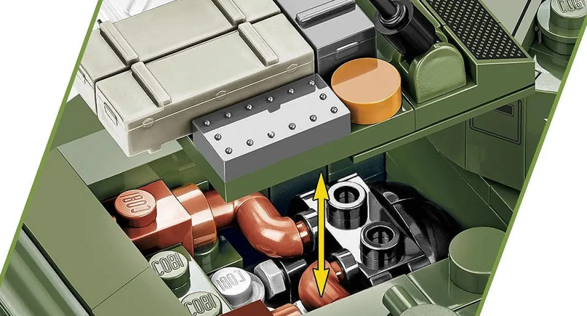 Cobi 3129 M3 Stuart 2 in 1 Koottava Panssarivaunu 1:35