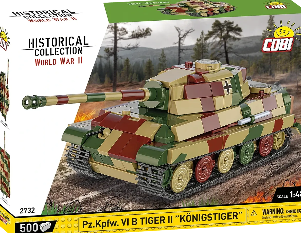 Cobi 2732 Pz.Kpfw. VI B Tiger II "Köningstiger" Koottava Panssarivaunu 500 Osaa