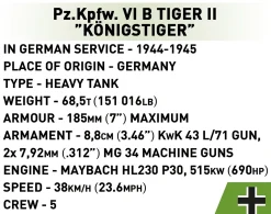Cobi 2732 Pz.Kpfw. VI B Tiger II