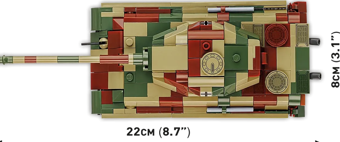 Cobi 2732 Pz.Kpfw. VI B Tiger II "Köningstiger" Koottava Panssarivaunu 500 Osaa