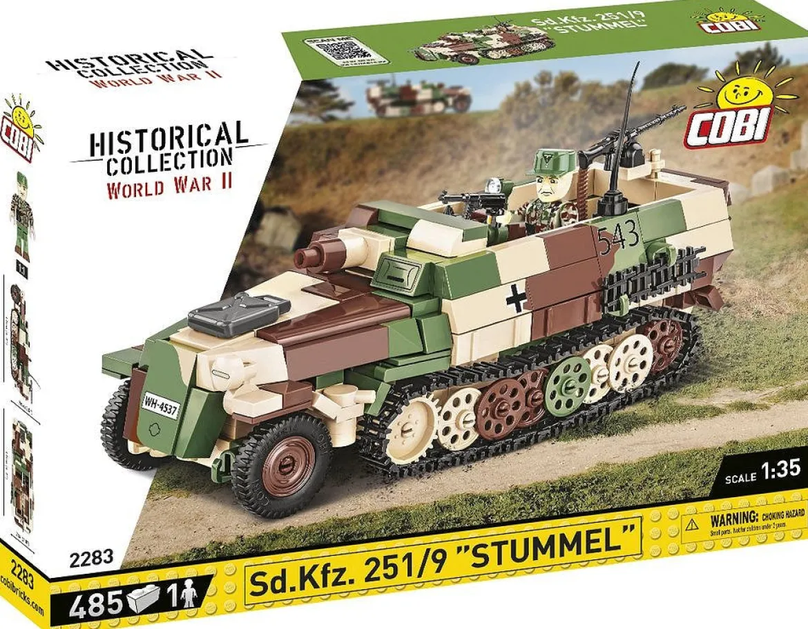 Cobi 2283 Sd.Kfz. 251/9 "Stummel" Koottava