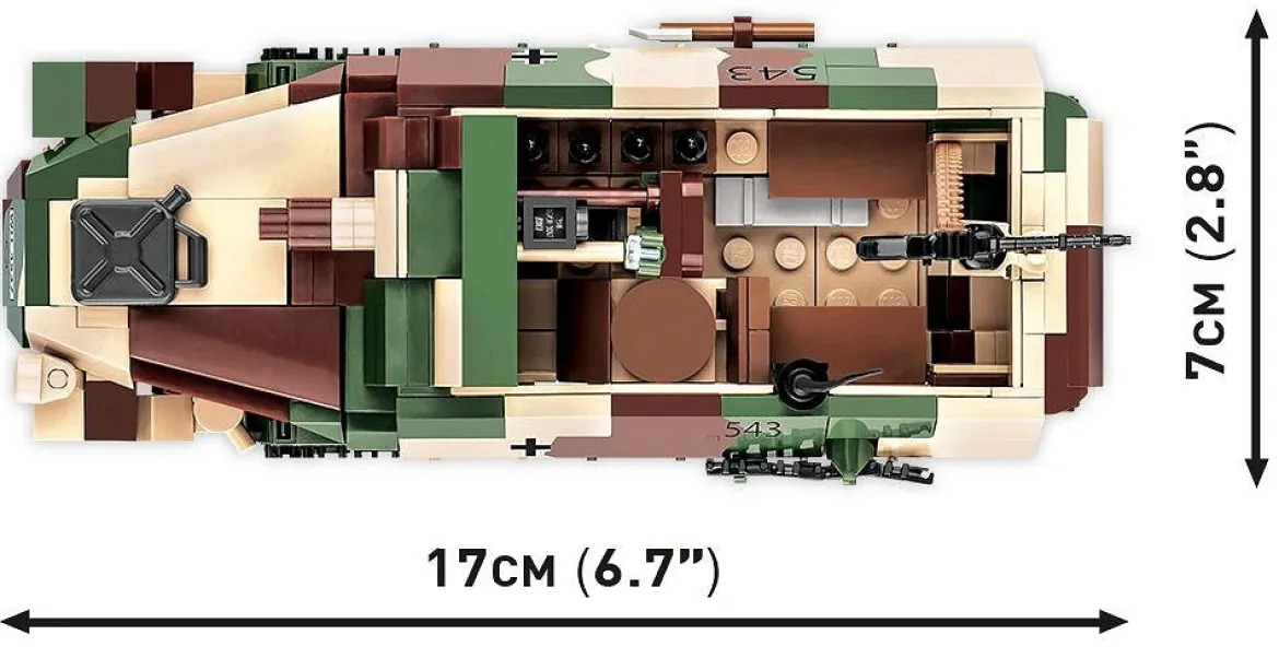 Cobi 2283 Sd.Kfz. 251/9 "Stummel" Koottava