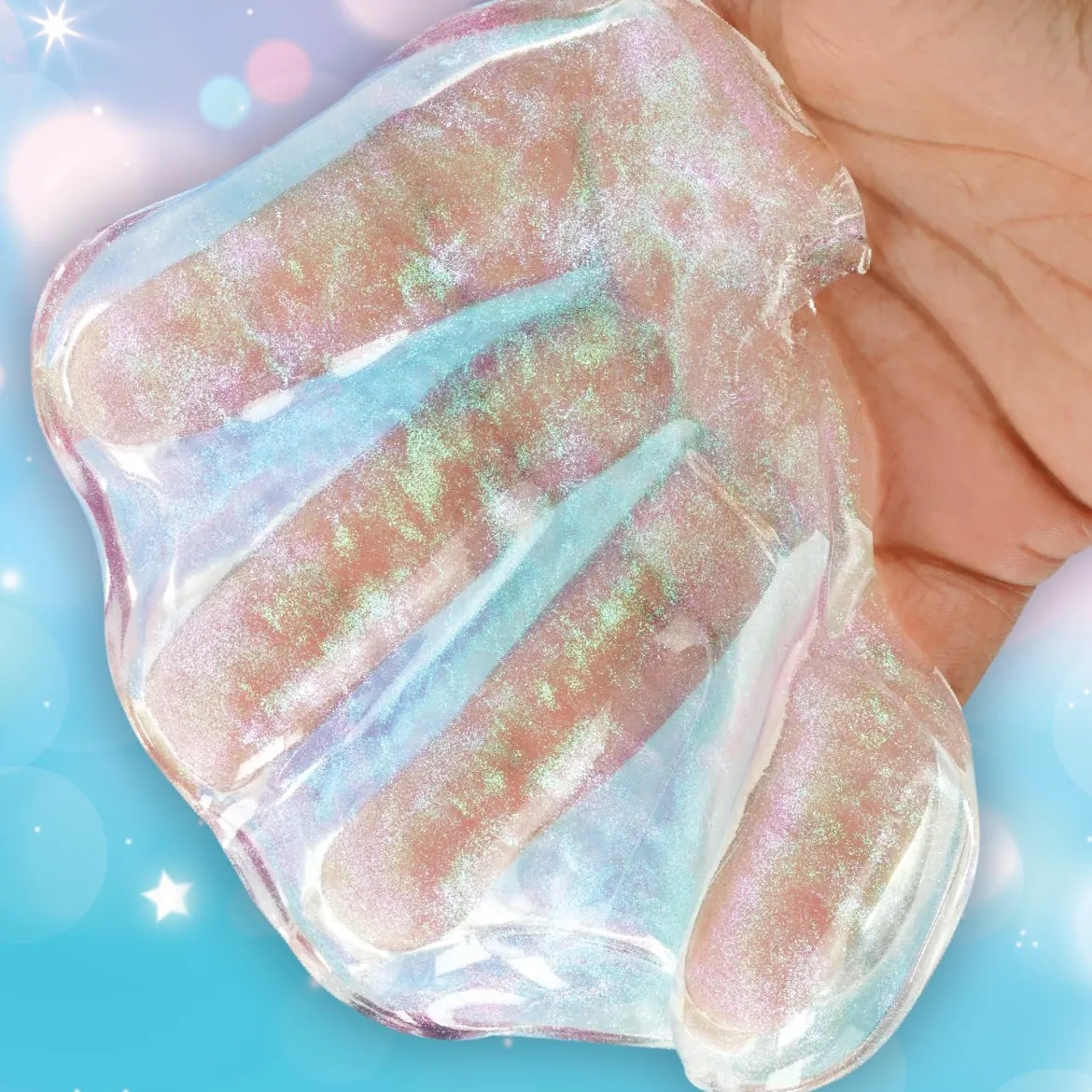 Crazy Aarons Thinking Putty Shimmer Clear Putty