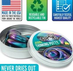 Crazy Aarons Thinking Putty Super Scarab Monivärinen