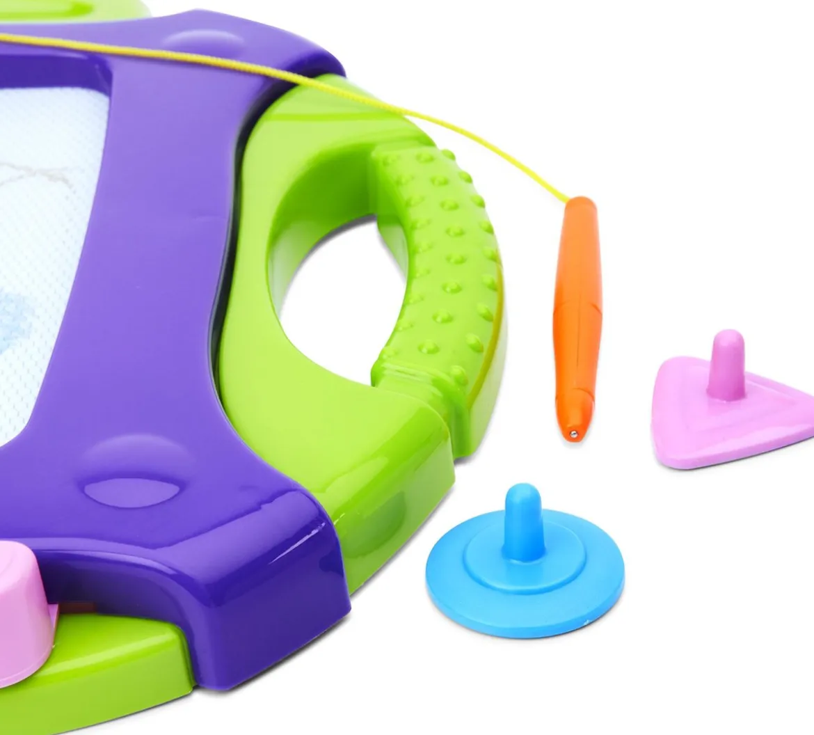 Crea Kids Piirustustaulu Väreillä (lilavihreä)