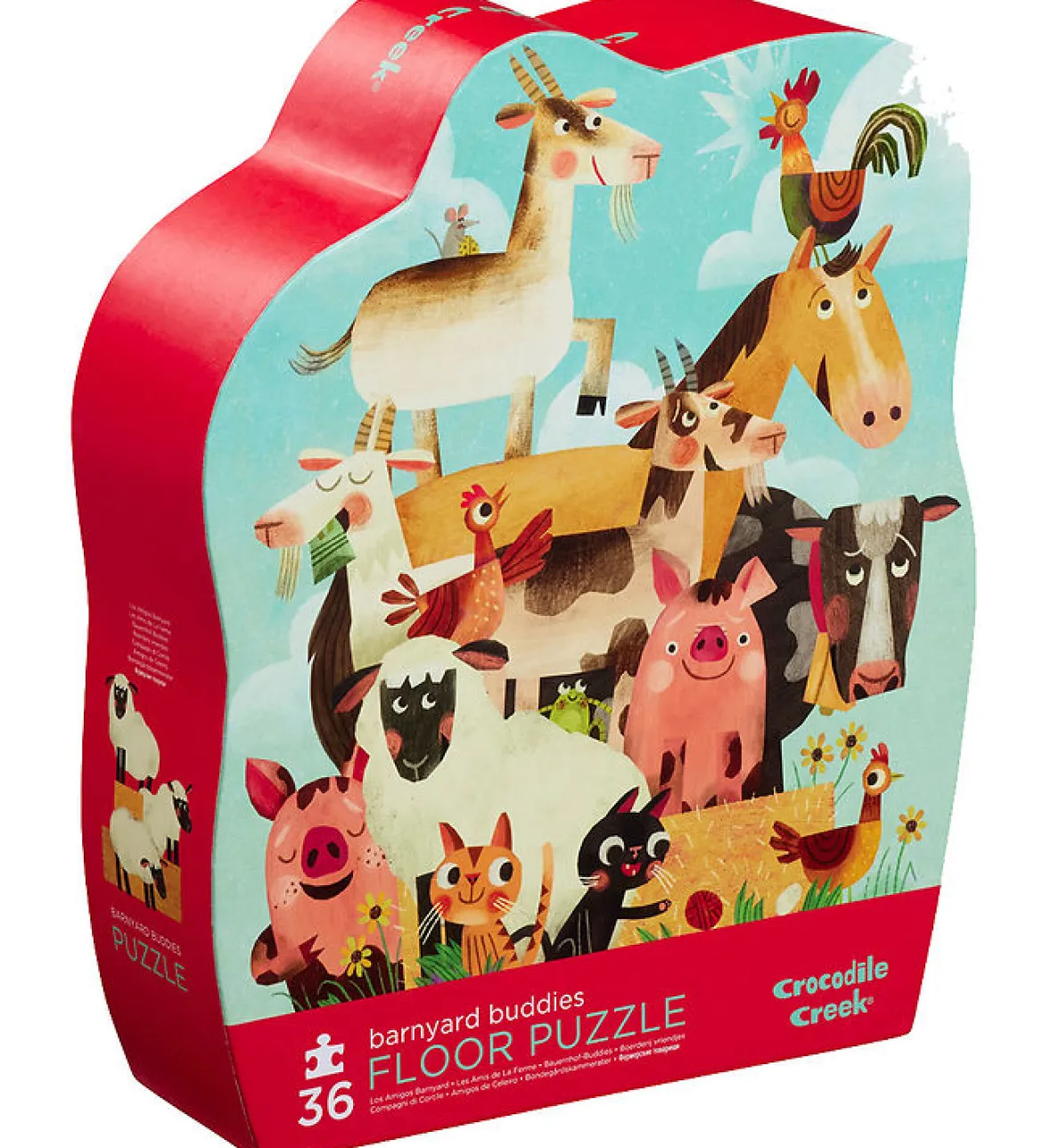 Crocodile Creek Barnyard Buddies Lattiapalapeli 36 Palaa