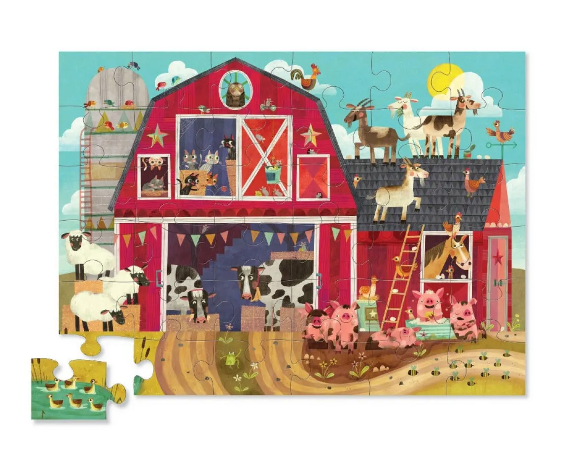 Crocodile Creek Barnyard Buddies Lattiapalapeli 36 Palaa