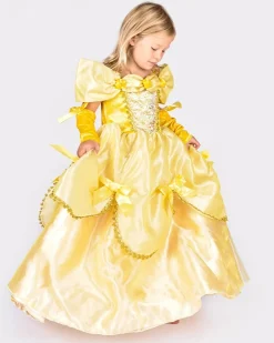 Den Goda Fen "Belle" Keltainen Prinsessamekko 2-4v 98-104cm